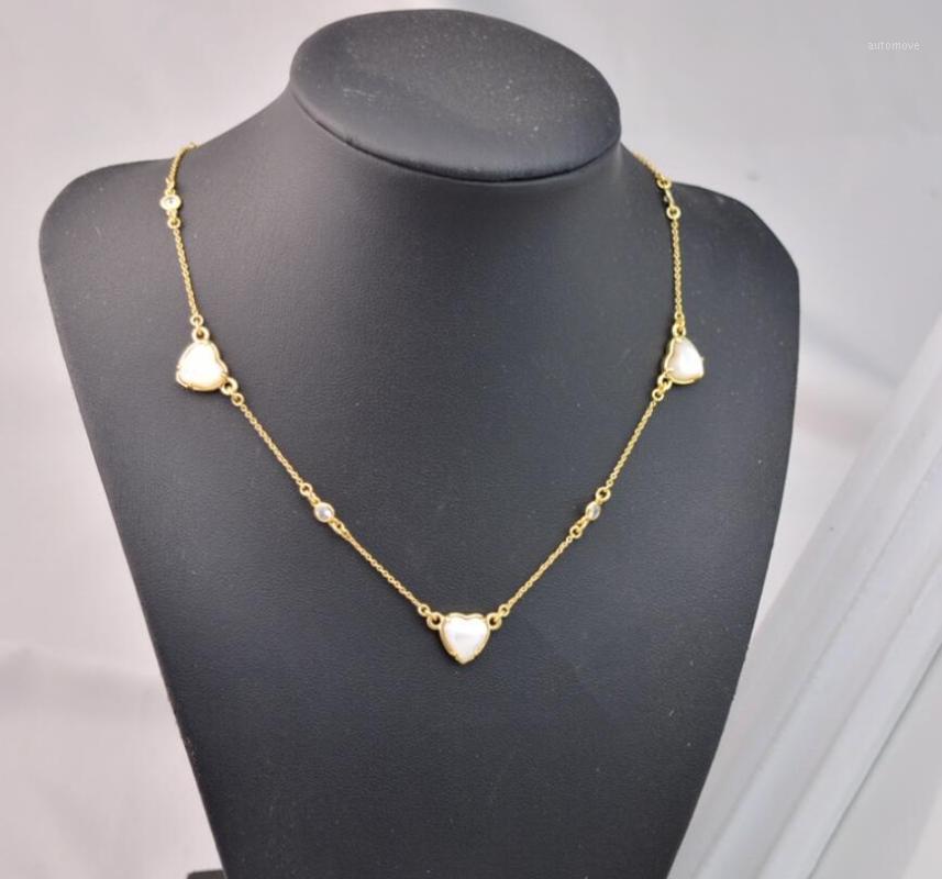 

CSXjd High Quality copperExquisite heart shaped all-match short necklace1