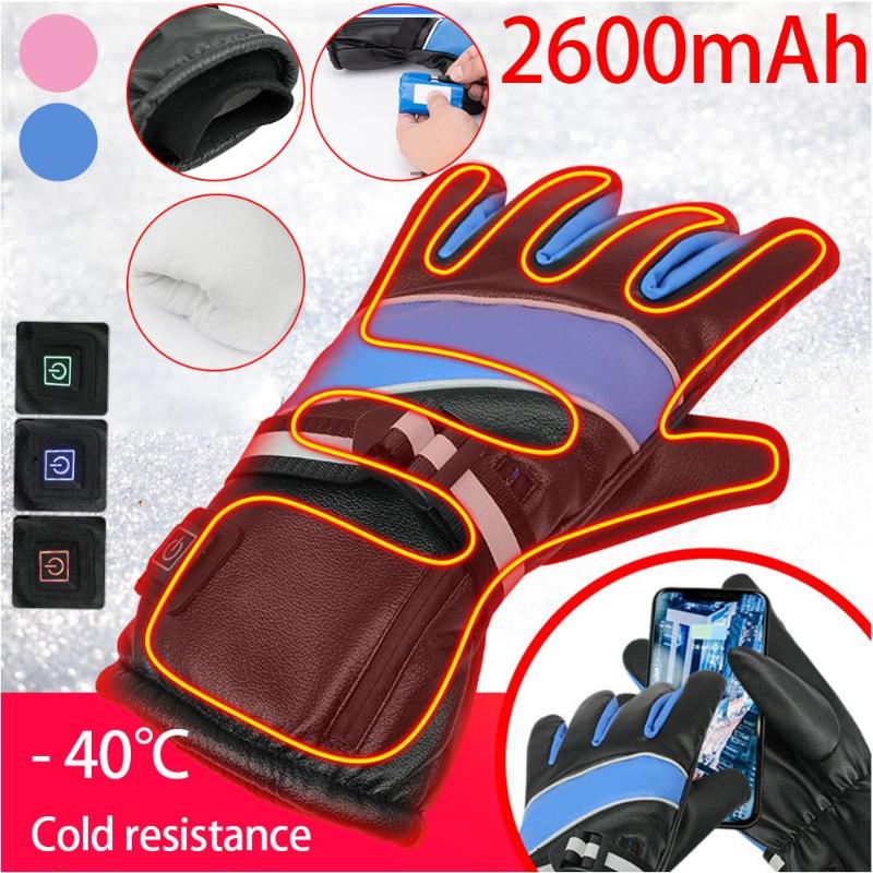 

Smart Electric Heating Gloves Winter Heating Man Woman Heated Charging Gloves Rechargeable Lithium Battery Warmth Ski Winter, 01