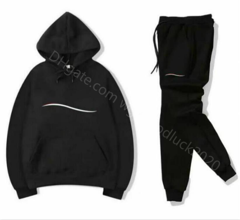 

NEW set sweatsuit Luxury Clothes Womens Mens hoodies+pants Mens Clothing Sweatshirt Pullover Casual Tennis Sport Tracksuits Sweat Suits, Colour 1