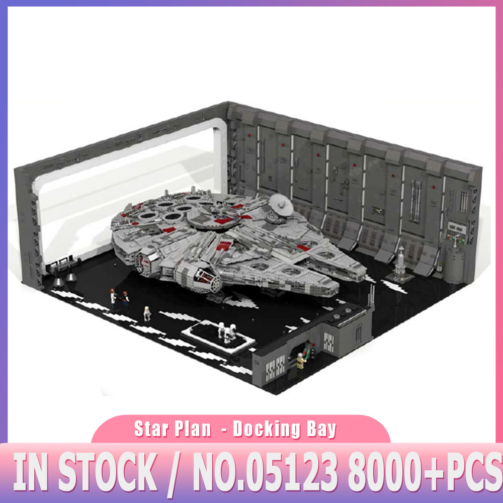 

Star Plan Series Docking Bay 327 For 05132 8000+PCS UCS MOC Falcon Ultimate Collector's Model Building Block Christmas Toys Gift J1204