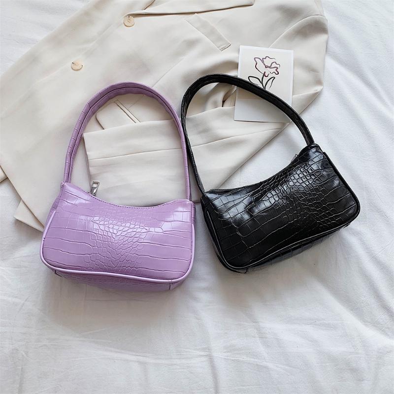 

Casual PU Leather Sling Handbag Purse Women Elegant Chain Shoulder Crossbody Bag Popular Simple Female Daily Bag, White