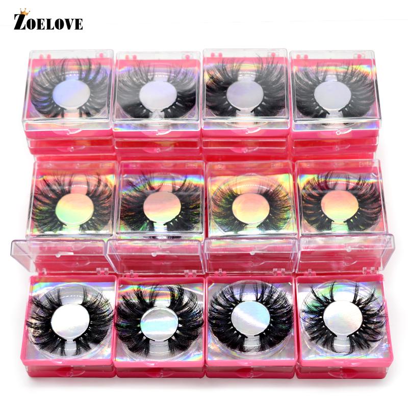 

5D Mink Lashes Wholesale 30/40/50 Pairs Dramatic Eyelash False Eyelashes Packaging Box Bulk 25mm Lash Wholesale Lashes Vendor