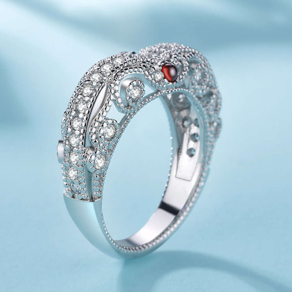 

Luxurys Designers Fashion Jz282 Baroque ball heart-shaped simulation red exaggerated boast queen noble female ring