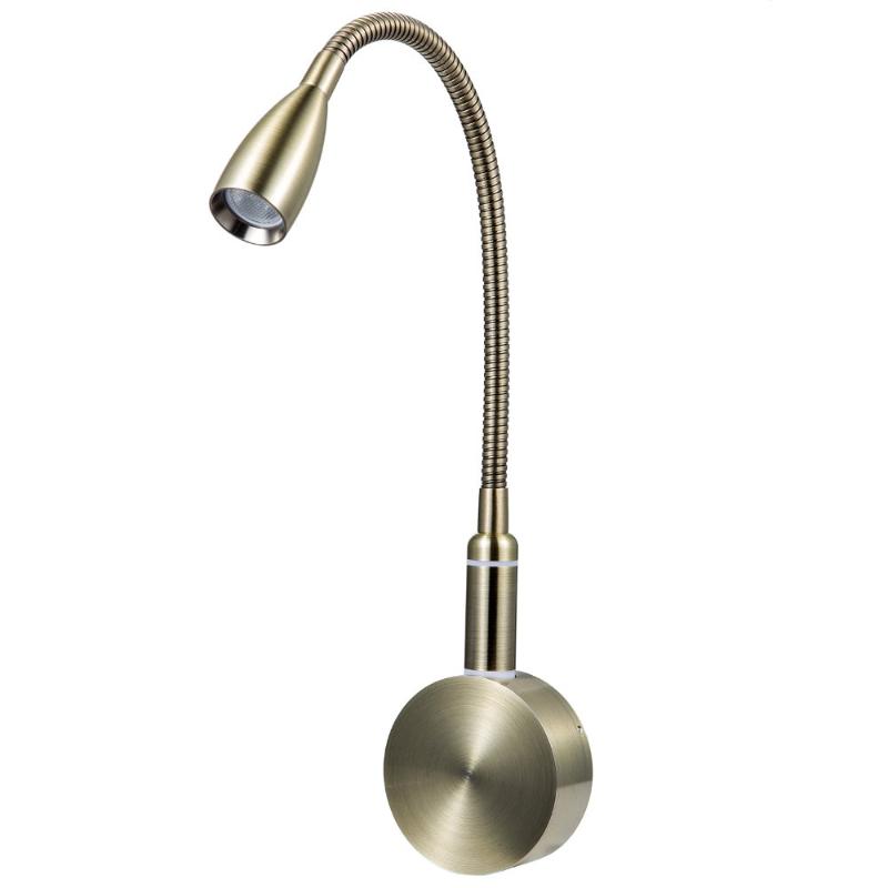 

Meanyee 3W CREE Wall Mounted Reading Lamp Flexible Bedside Lights With Touch Switch/Dimmable/Dimmer/indicator/Bronze