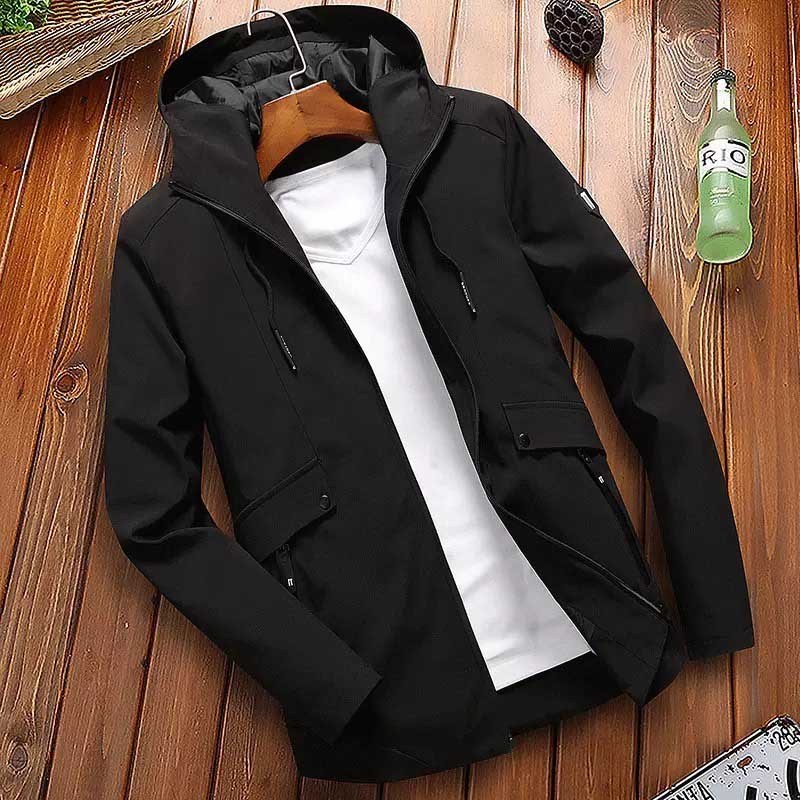 

Withered Black The Windproof Clothes On Men'S Casual Jacket, Wither black