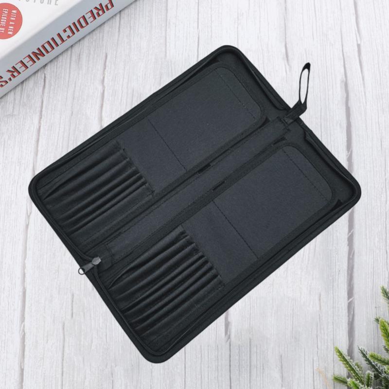 

1Pc Brush Holder Durable Large Capacity Paint Brush Storage Pen Holder Paint Rollup Artist for