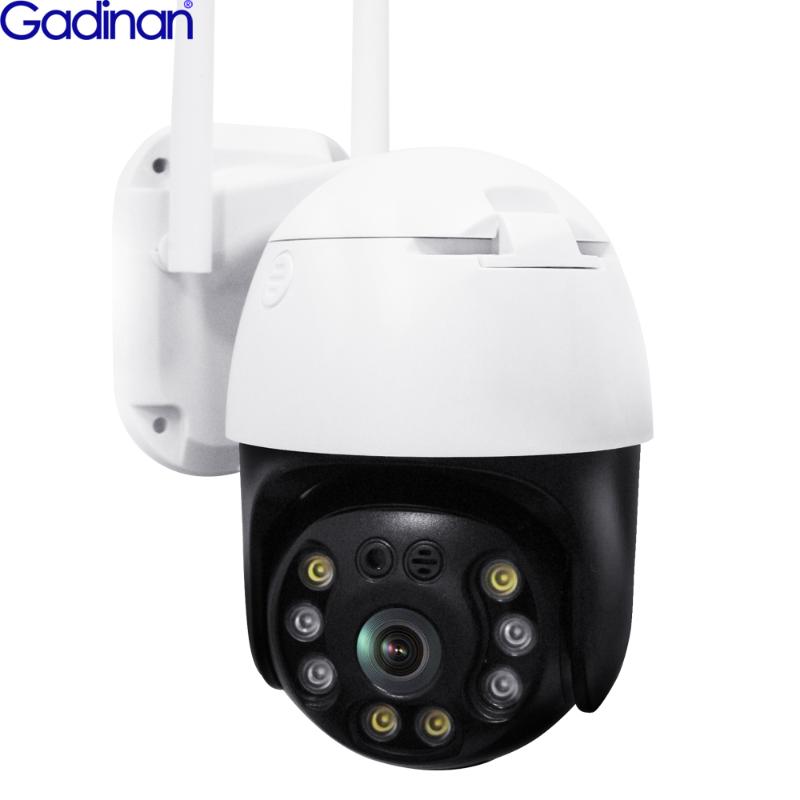 

Gadinan Outdoor 3MP WIFI PTZ IP Camera Human Body Tracking 4X Digital Zoom Two-way Audio Security Waterproof CCTV Camera CareCam
