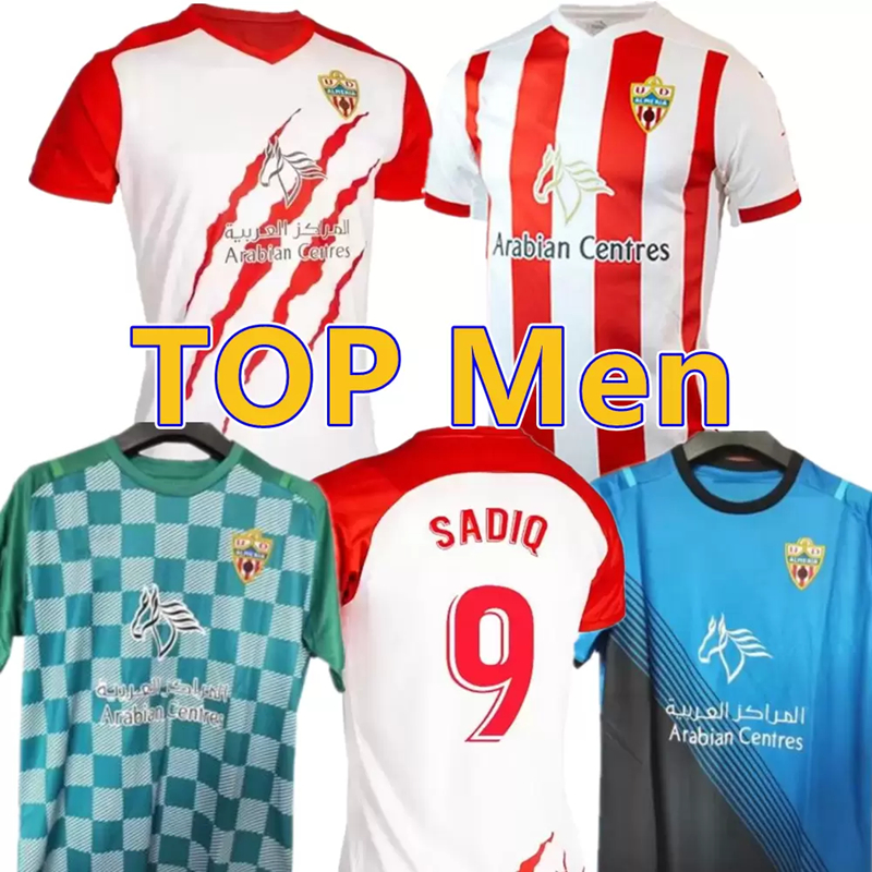 

21-22 home ALMERIA Thai Quality Soccer jerseys JUAN VILLAR #7 SADIQ #9 DYEGO SOUSA #11 AKIEME #15 Dropshipping Accepted local online store yakuda best sports Customized, 20-21