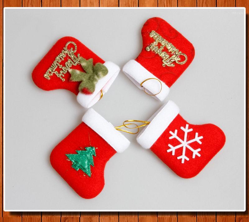 

Christmas Sock Ornaments Xmas Gift Stocking Party Xmas Tree Hanging Decoration1