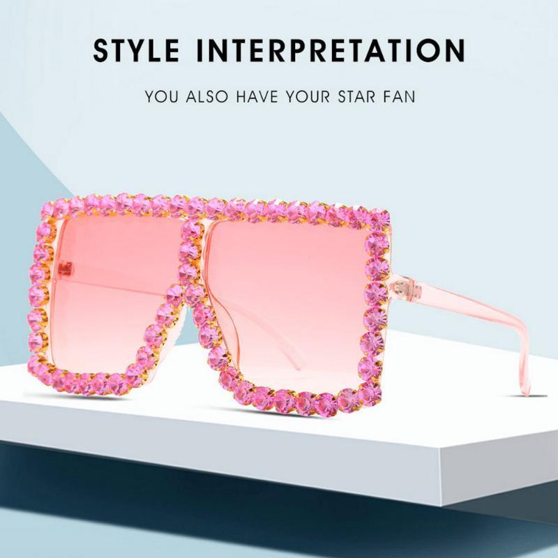 

Diamond Sunglasses Women 2020 Sun Glasses Men Lady Square Glasses UV400 Eyeglasses with box FML1