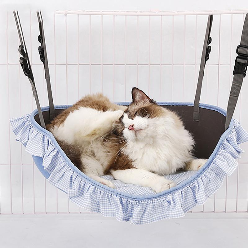 

JORMEL Safe Pet Hammock EVA Elliptical Cats Bed Cat Swing Iron Cage Chair Hanging Bed Gatos Productos Para Mascotas