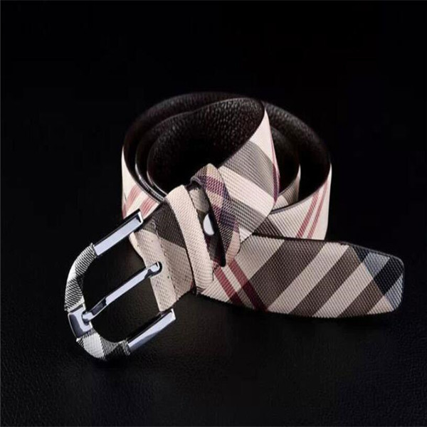 

mens designer belts jeans casual belt mens plaid business belt, Black;brown