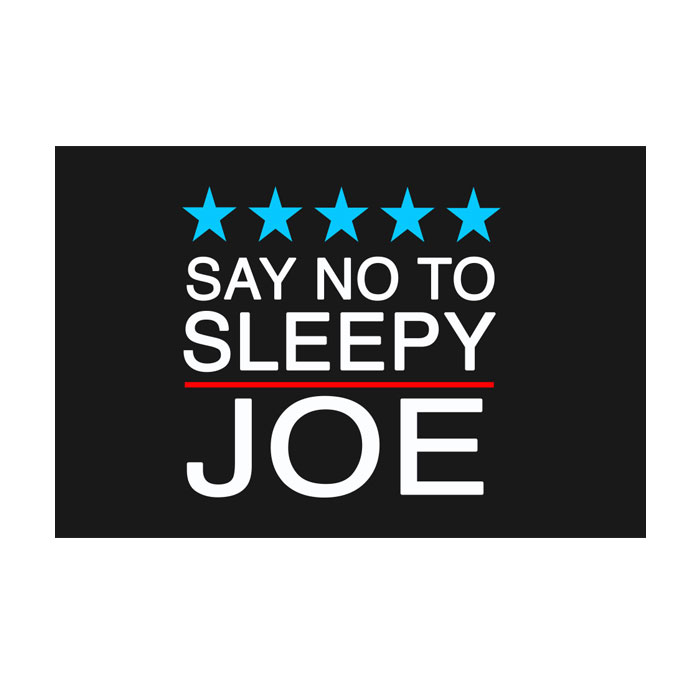 

Anti-Biden Flags Say No To Sleepy Joe 90x150cm Double Stitching Flag Festival Party Gift 100D Polyester Indoor Outdoor Printed Hot selling