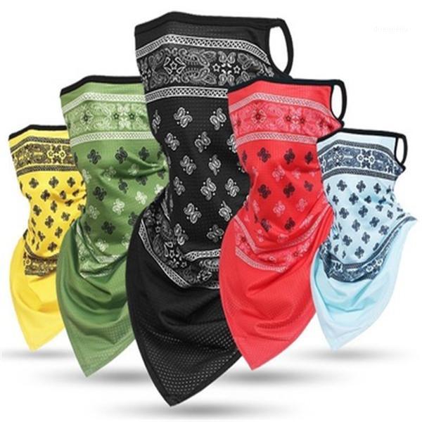 

Sport Face Masks Cycling Mask Bicycle Caps Scarf Bandana Bicycle Equipment Headwear Ride Neck Mask Bike Triangle Headband Scarf1, Multi