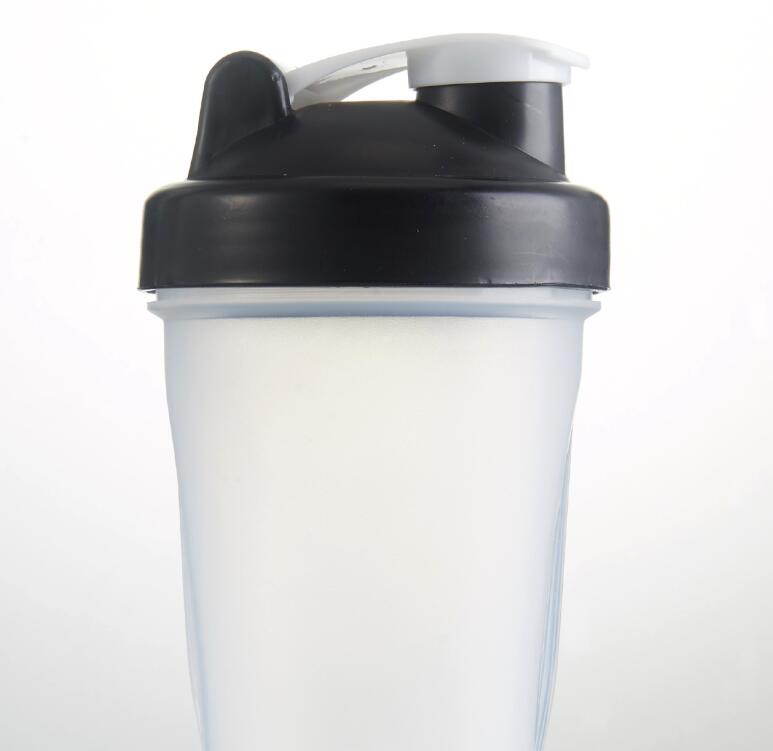 

400ml Sports bottle Shaker Mixer Bottle Plastic Shaker bottle Sports Fitness Leakproof Shaker water Bottles KKA7011-1