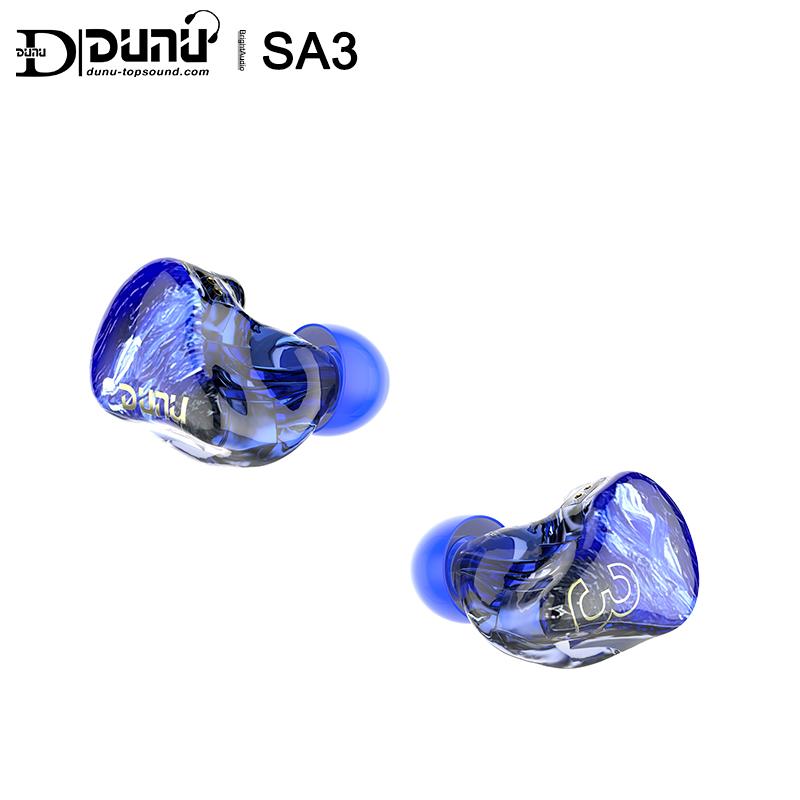 

DUNU Studio SA3 In-ear Monitor Earphone Knowles 3BA Triple Driver 2-way Crossover 2Pin 0.78mm Detachable Cable 3D-printed, Black