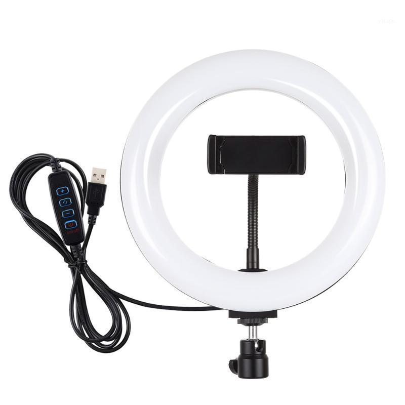 

PULUZ PU459B 7.9 inch 20cm Photo Studio Phone Stand with LED Beauty Ring Light Photography Dimmable Tripod For Selfie Live Show1