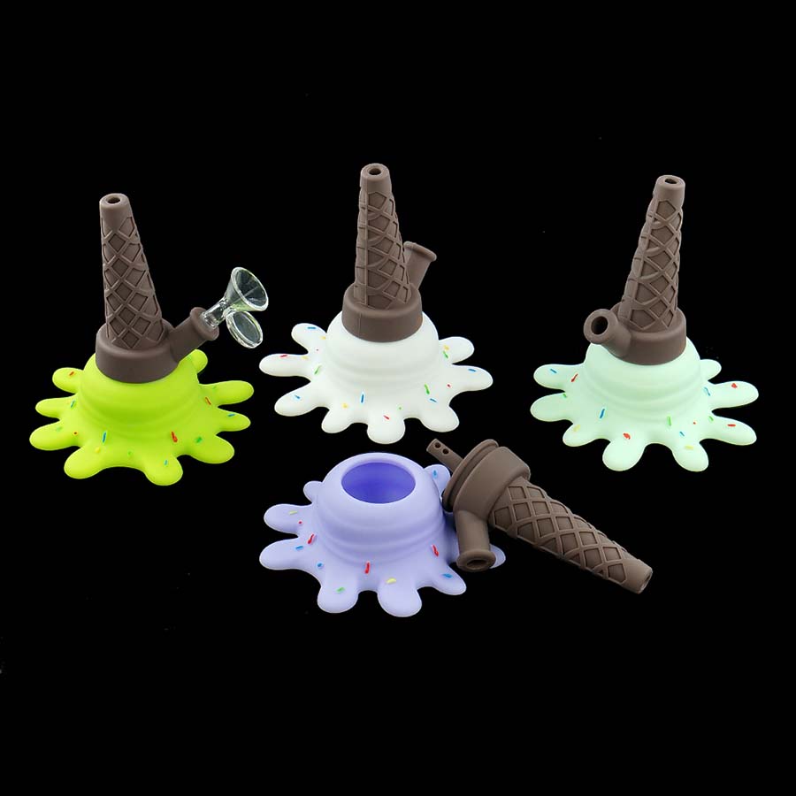 

unique design hookah bong silicone water pipes smoking hookahs bongs oil dab rig tobacco bubbler unbreakable