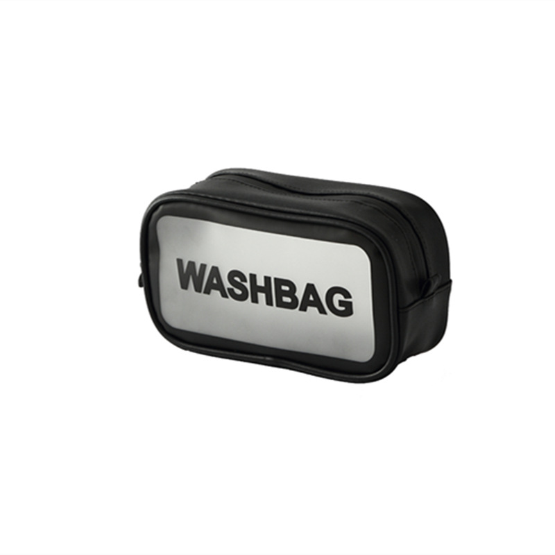 

women handbag tote clutch purses waterproof storage bag make up cosmetic bag travel wash bag customized pvc, White