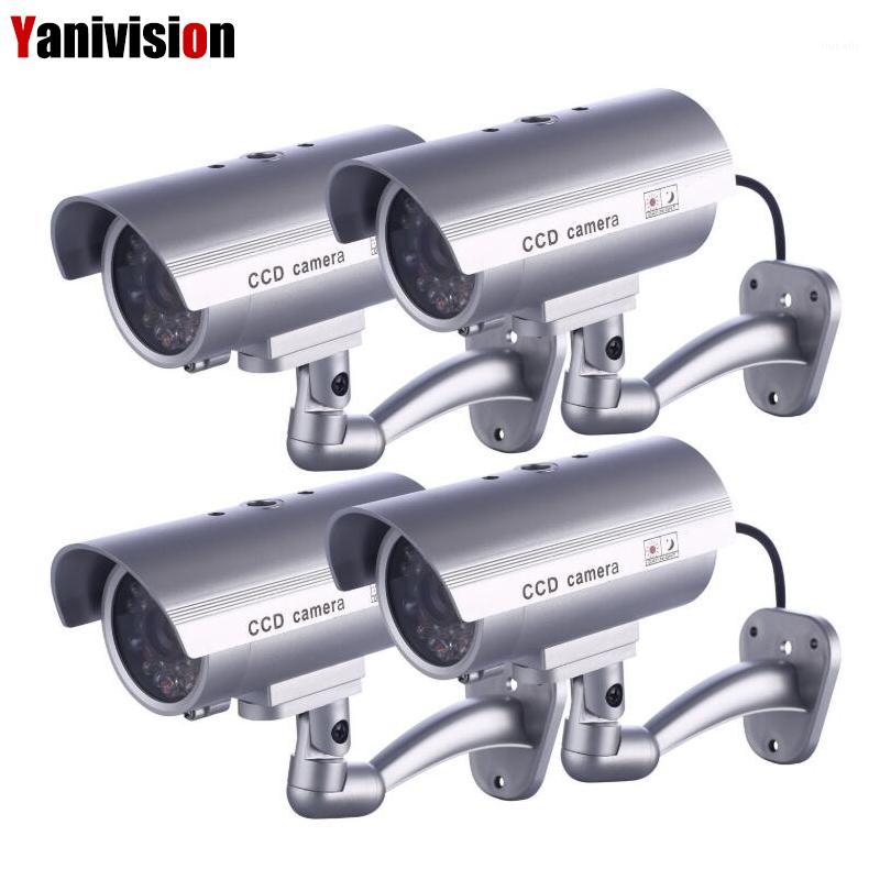 

4pcs/lot Fake Dummy Camera Waterproof Outdoor Indoor Security CCTV Surveillance Camera Flashing Red LED fake security1