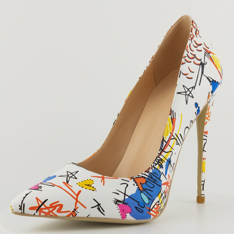 

Sale- Women fashion Hot high heels sexy 12cm stiletto heel dress shoes big pumps china size 34-45 F4GA, Black