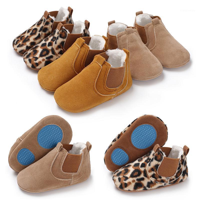 

Winter -1-year-old Baby Shoes For Boys And Girls With Soft Soles Non-slip Shoe Covers Toddler Shoes1 First Walkers, Apricot