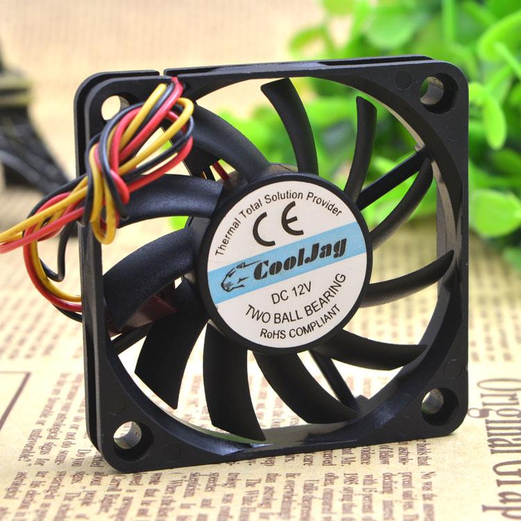 

EVERFLOW R126010BU 6010 6CM 12V 0.35A double ball high air volume thin fan