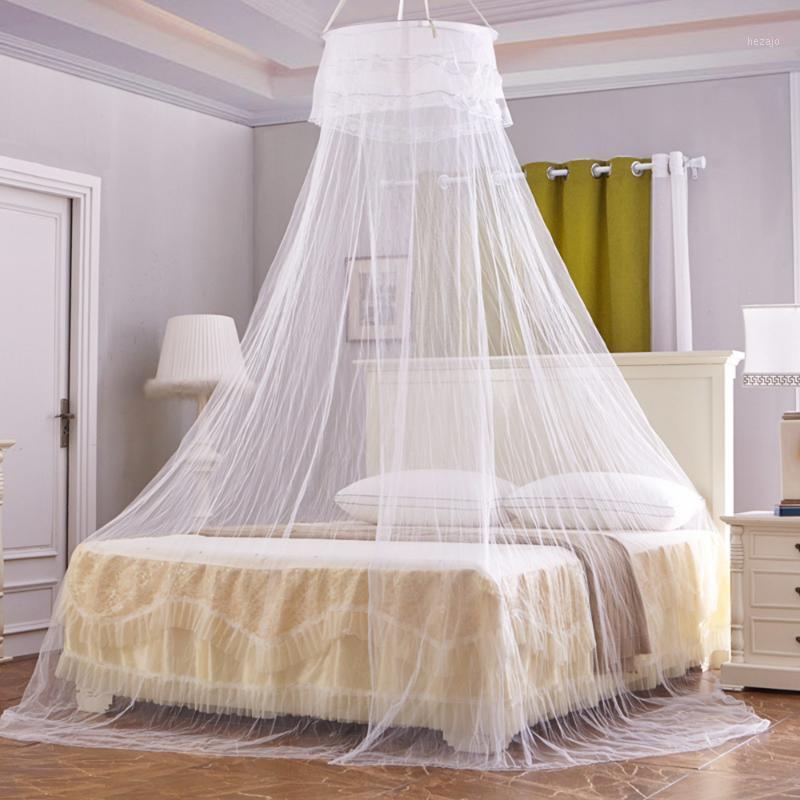 

Elegant Mosquito Net For Double Bed Curtains Coton Canopy Round Lace Insect Net Netting Dome Polyester Bed Tent Pink White Green1