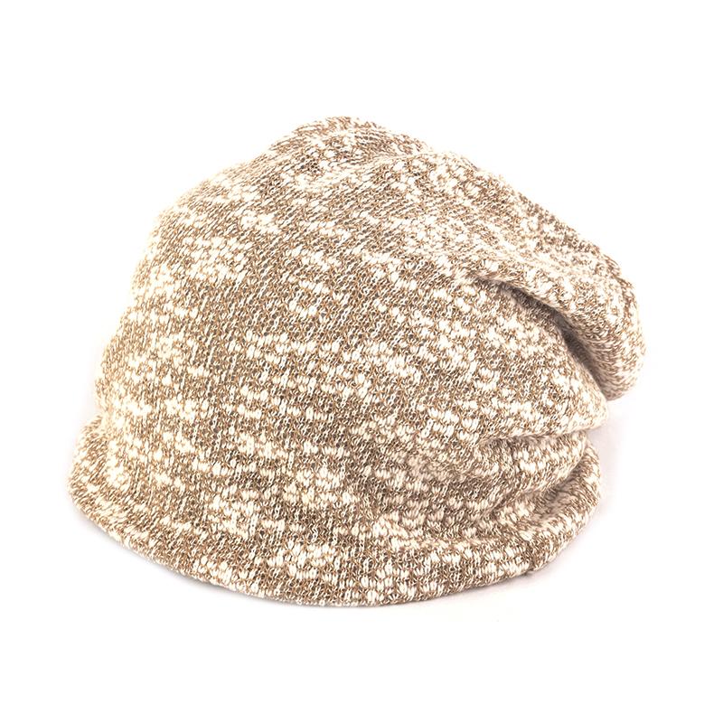 

New Knit Beanies Autumn Winter Men Women Hats Two-Layer Mixed Color Breathable Skull Caps Knitted Hip Hop Casual Outdoor Caps