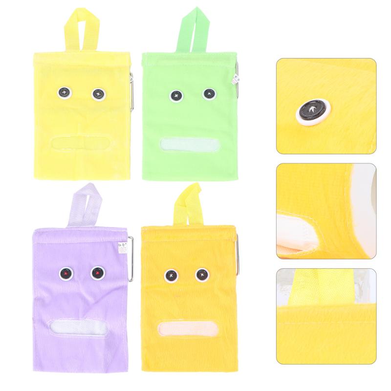 

4 Pcs Multi-purpose Tissue Box Hanging Roll Paper Pouch for Hotel Decor Room