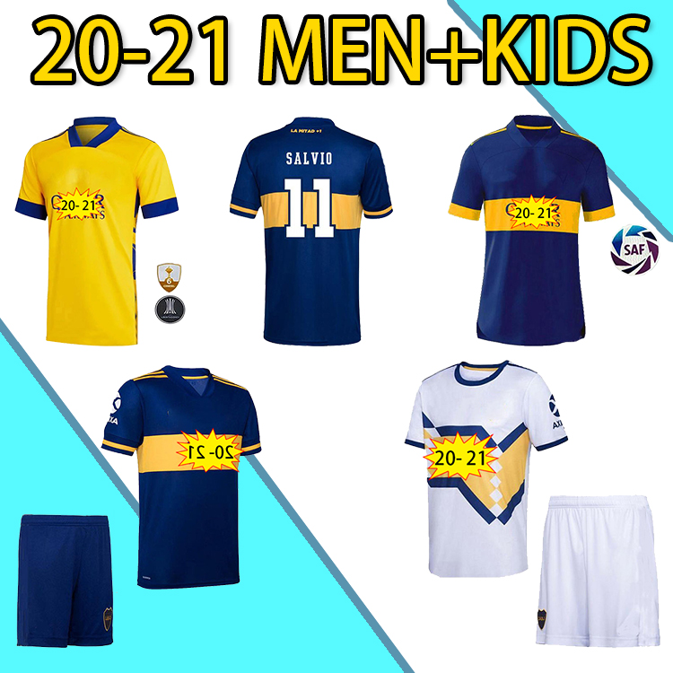 

2020 2021 Top quality Boca Juniors Soccer Jerseys TEVEZ MARADONA DE ROSSI Fans CARLITOS GAGO Camiseta de fÃºtbol OSVALDO Third shorts, Black;yellow