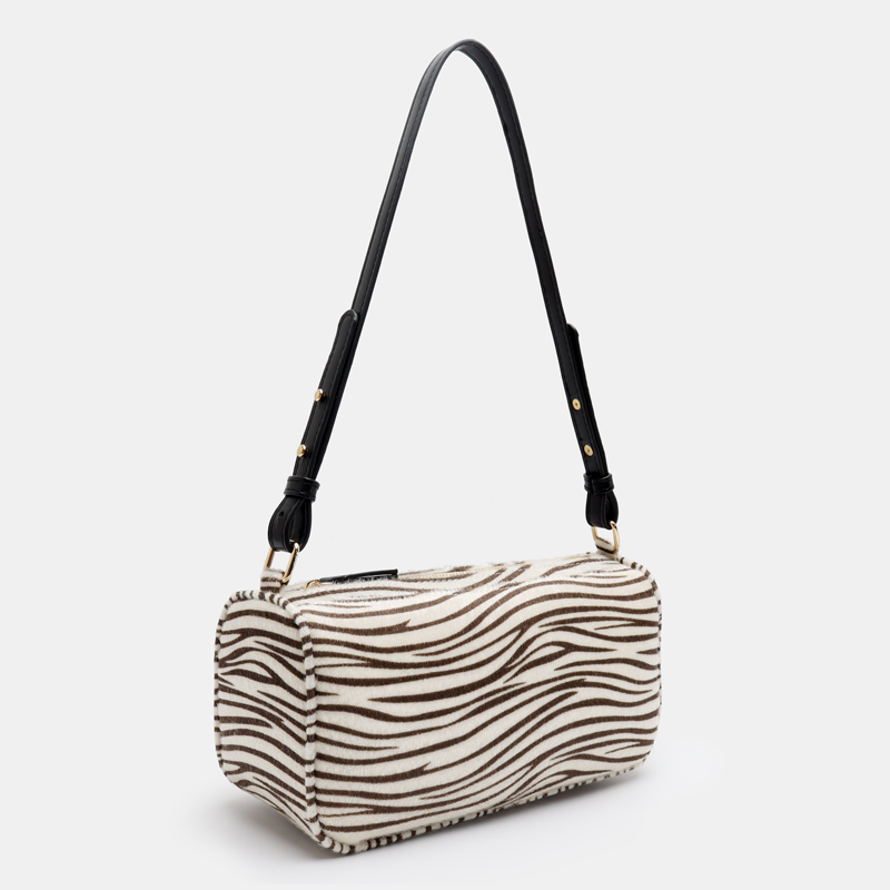 

2020 New luxury designer sack imitation zebra pattern baguette shoudler underarm ladies bags and purses