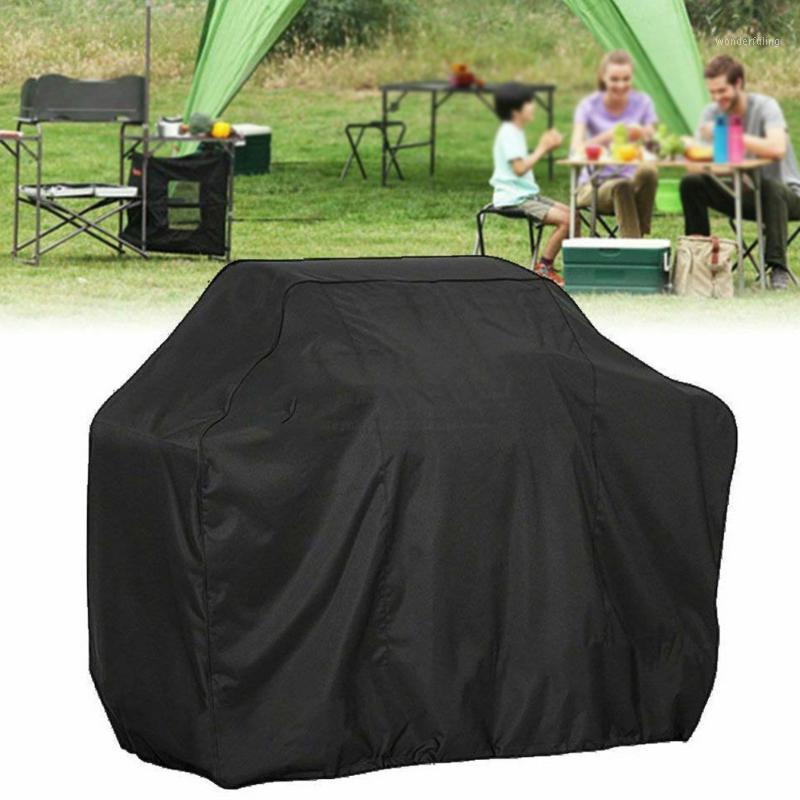

Gas Barbecue Home Full Protection BBQ Grill Cover Waterproof Universal Fade Resistant Patio Outdoor Camping Garden Oxford Cloth1