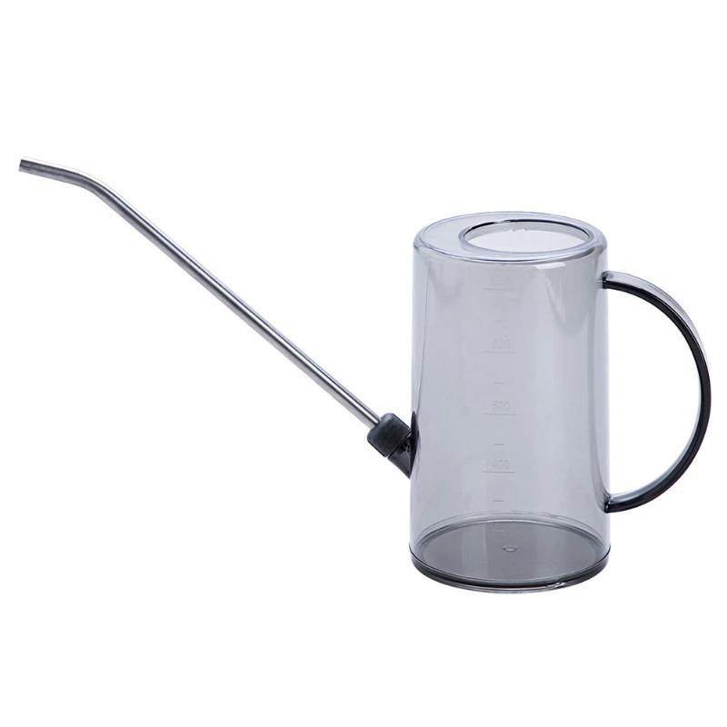 

Transparent Long Mouth Outdoor Plastic Durable Sprinkling Pot Plant Watering Can Household Gardening Tools Stainless Steel Patio, Green transparent