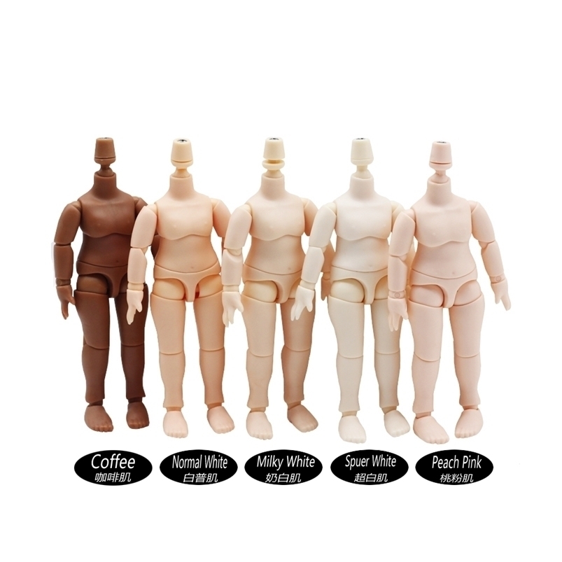 

Obitsu 11CM Doll toys DOD body suitable for GSC head ob11 1/12 BJD,ymy doll body spherical joint doll toy hand set 220315