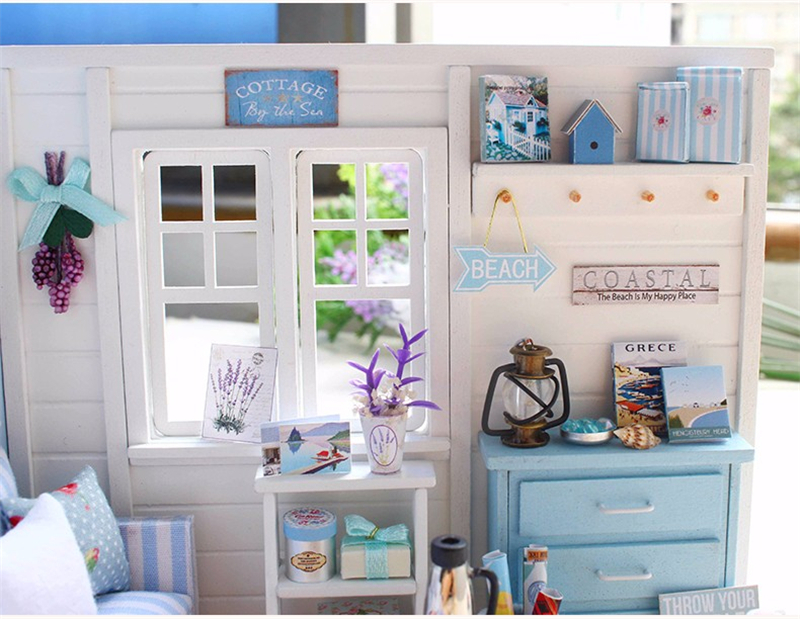 DIY Doll House Wooden Doll Houses Miniature Surprise Dollhouse