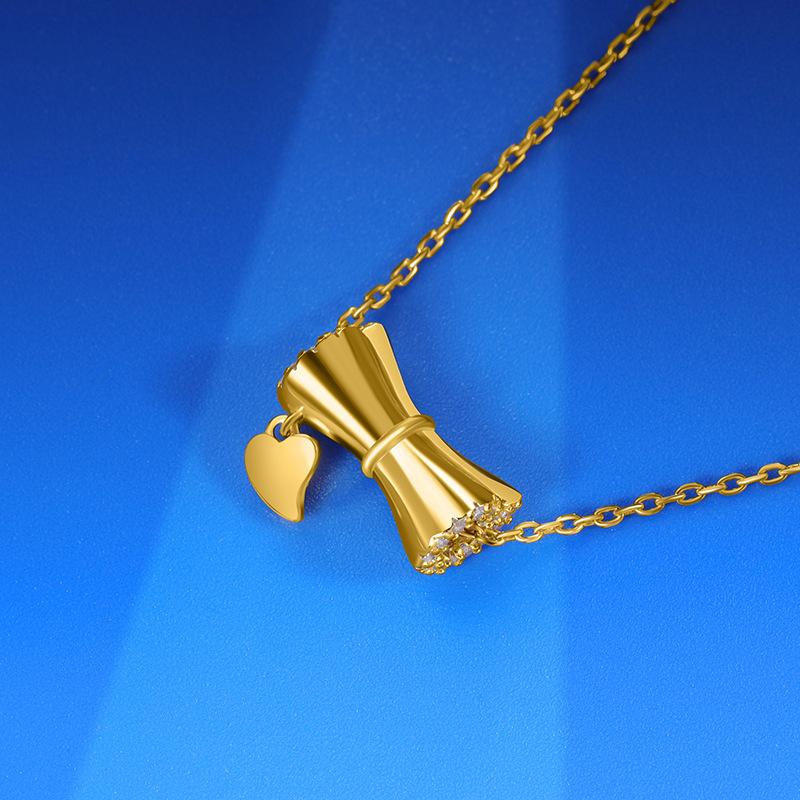 

Crystal Necklace Women Fashion Jewelry Simple Choker Collares Temperament Pendants Lovely Necklace Ornament Christmas Present