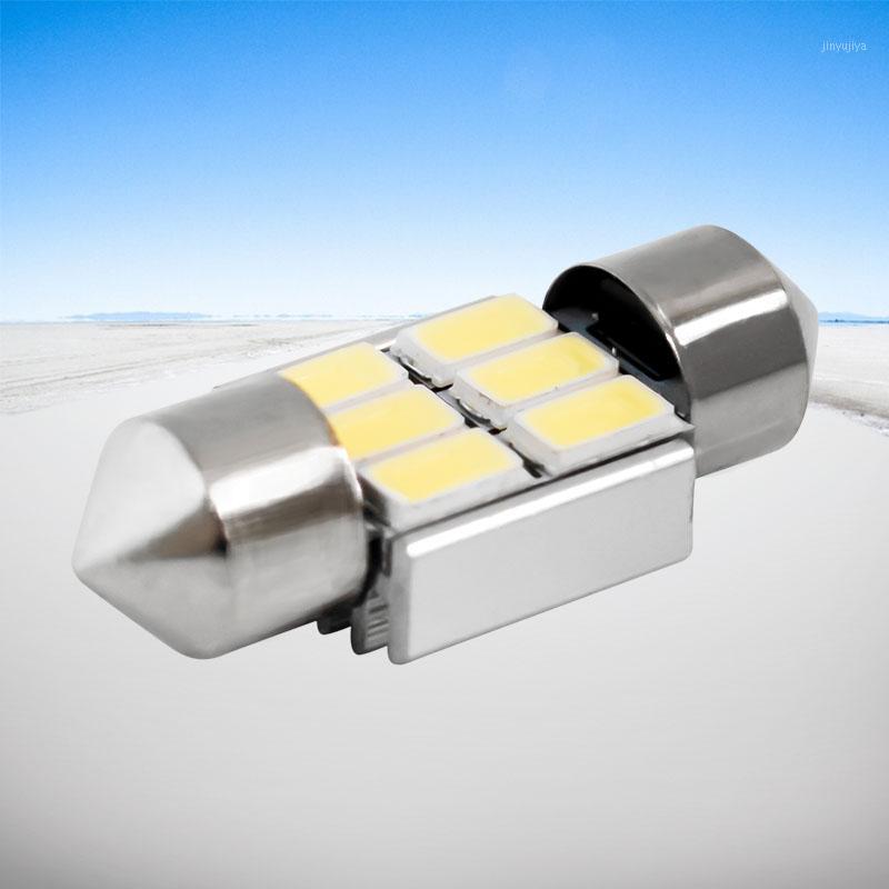 

1pcs 31mm Car Step Festoon Dome light CANBUS NO ERROR 6 SMD 5630 5730 LED License plate Bulbs Auto Reading Lamp DC 12V White1, As pic
