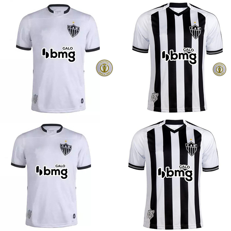 

20 21 minero athletic football suit black and white stripe jersey elias patric chara juni football suit camisa de cam men's custom foot, Black;yellow