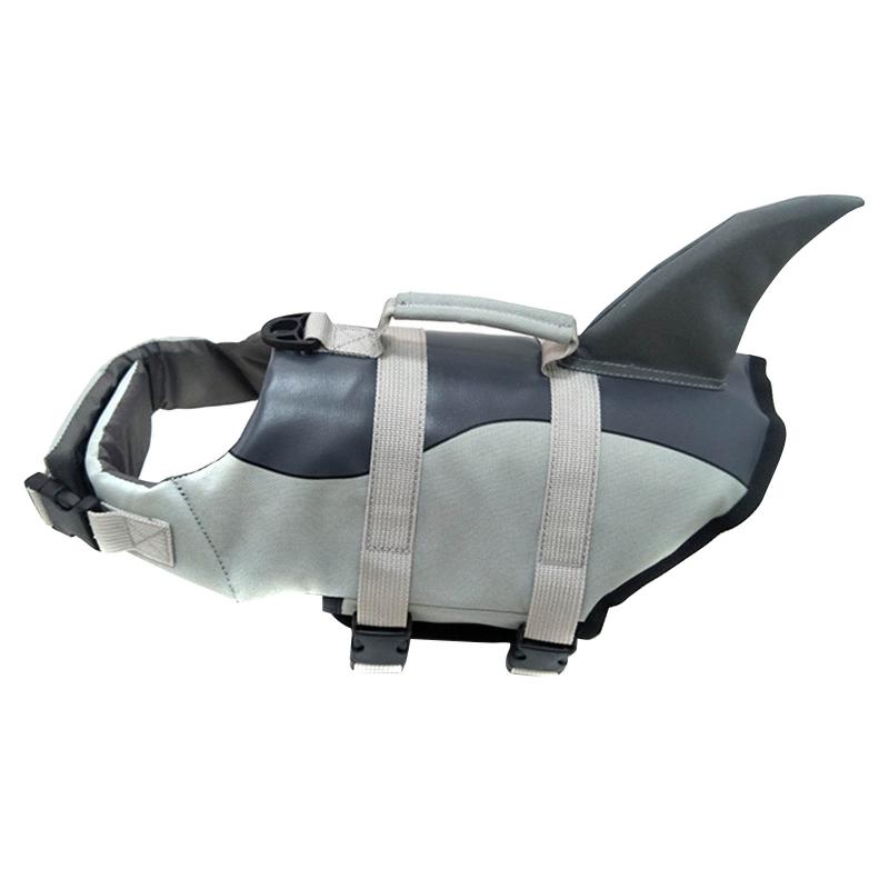 

Pet Life Jackets Pet Floatation Vest Dog Swimming Saver Vest Life Preserver for Water Safety at The Pool Beach Boating E2S, Silver grey xs