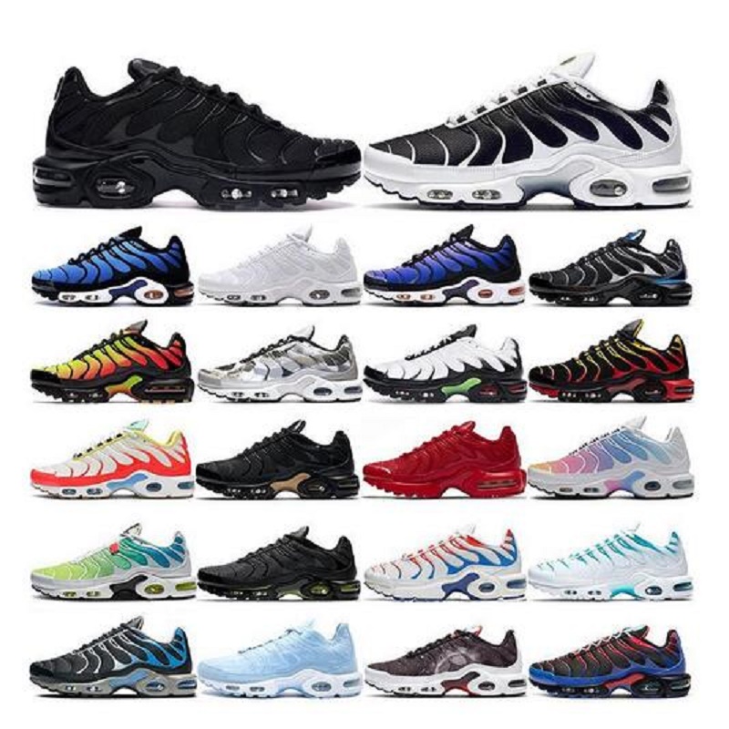 

2021 tn plus running shoes mens White Volt black Hyper Psychic blue Oreo Purple womens Breathable fashion sports sneakers trainers outdoor, Color 18