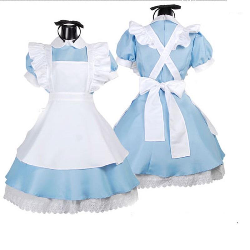 

Lolita Princess Maid Dresses Fancy Apron Dress Maid Outfits Uniform Anime Cute Costume Stage Performance Costume Kitchen Clothes1