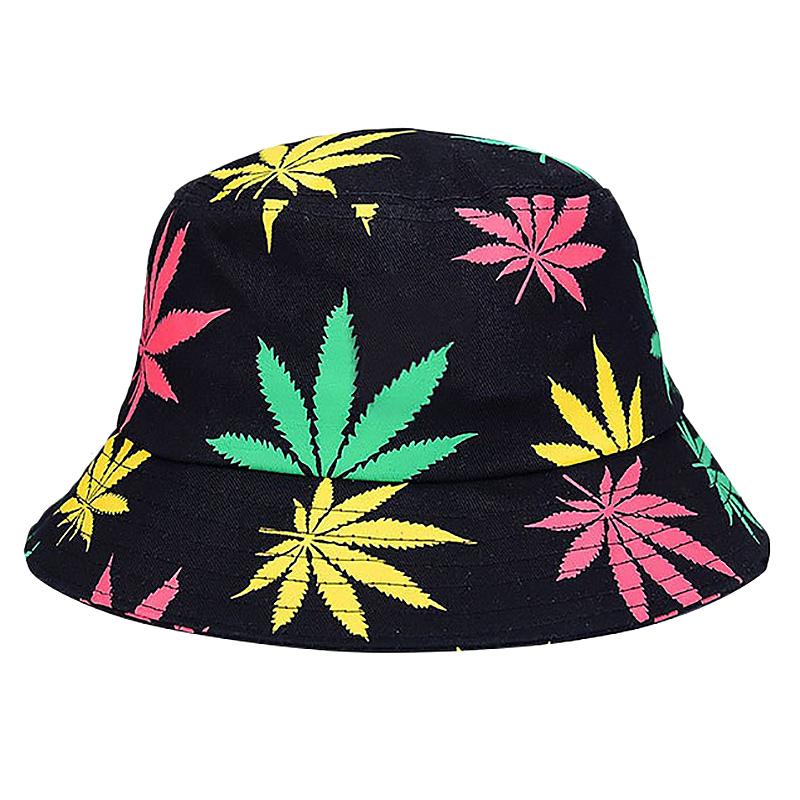 

Panama Bucket Hat Women Men Couple Summer Cotton Basin Fishing Hat Sun Flat Fisherman Hip Hop Hats Caps Boonie, Black