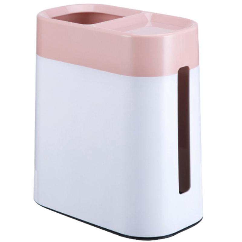 

LEYIJIA Nordic Plain Multifunctional Two-In-One Bedroom Living Room Bathroom Office Desktop Trash Can Tissue Box