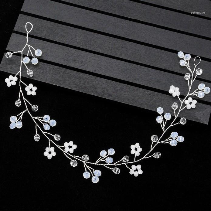 

Baroque Bride Simple Beads Headband Tiaras Women Girl Headpiece Hair Jewelry Bridal Noiva Wedding Accessories1