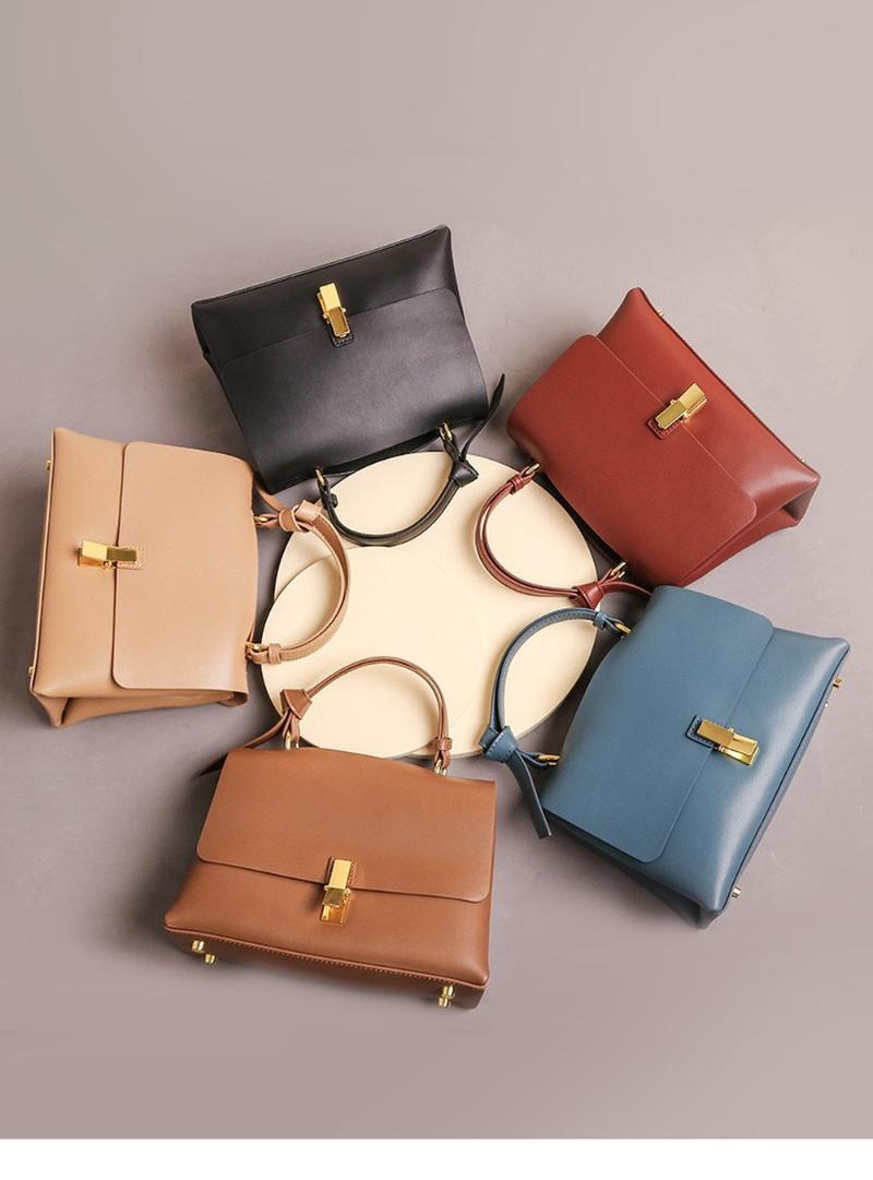 

2021 new fashion designer high-quality flip handbag wild niche design shoulder bag diagonal bag handbags, Black