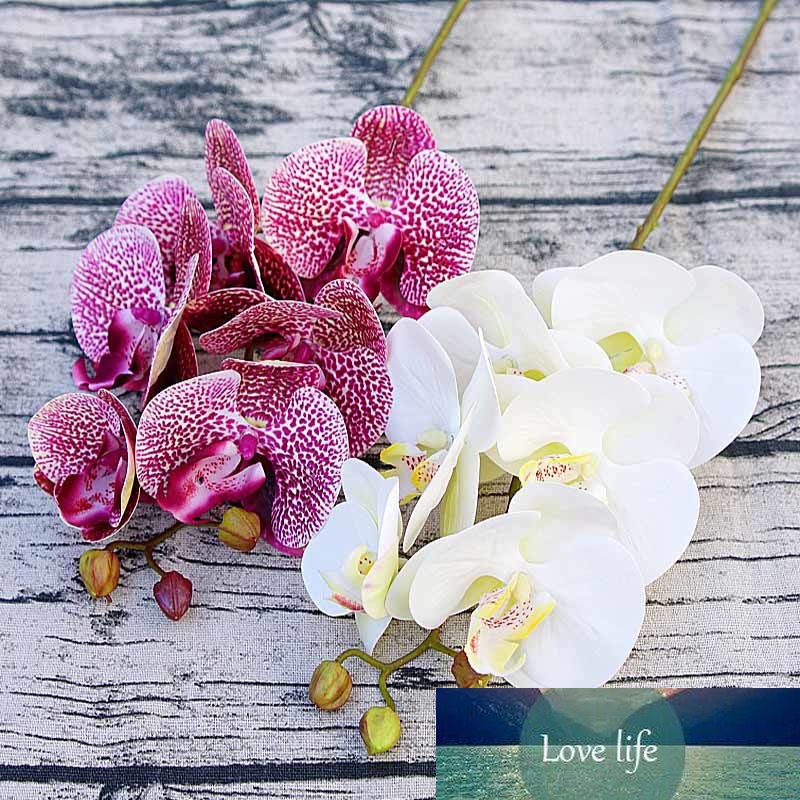

Simulation 3D small Butterfly orchid 6 heads/bundle Fake flower home drapery wall wedding decoration diy Artificial Phalaenopsis, Rose