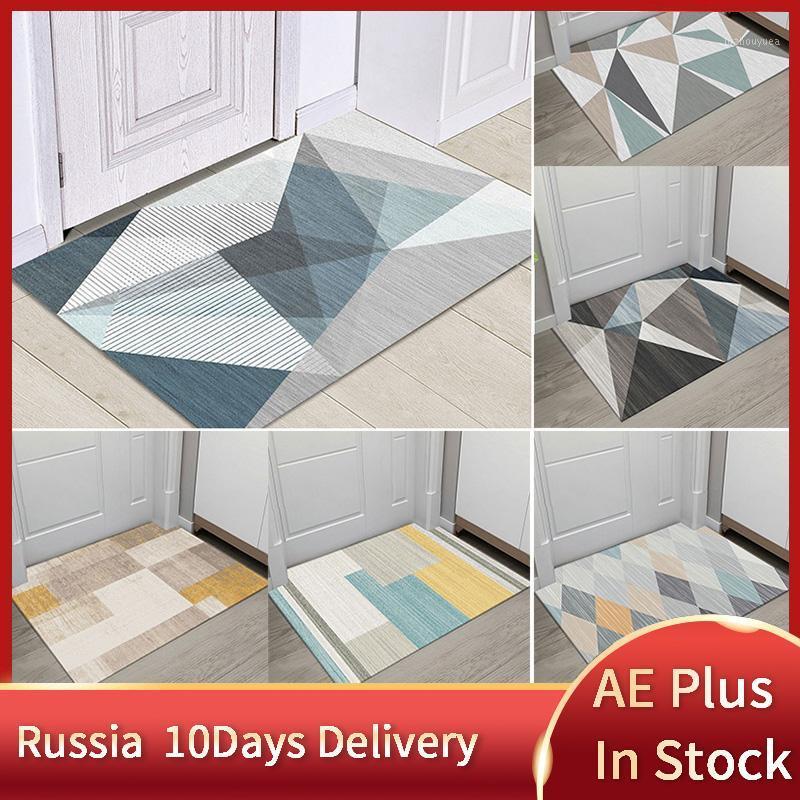 

Modern Geometric Print Floor Mats Living Rooms Anti-slip Carpet for Bedroom Kitchen Bathroom Rug Welcome Mats for Front Door1, Mat style 6