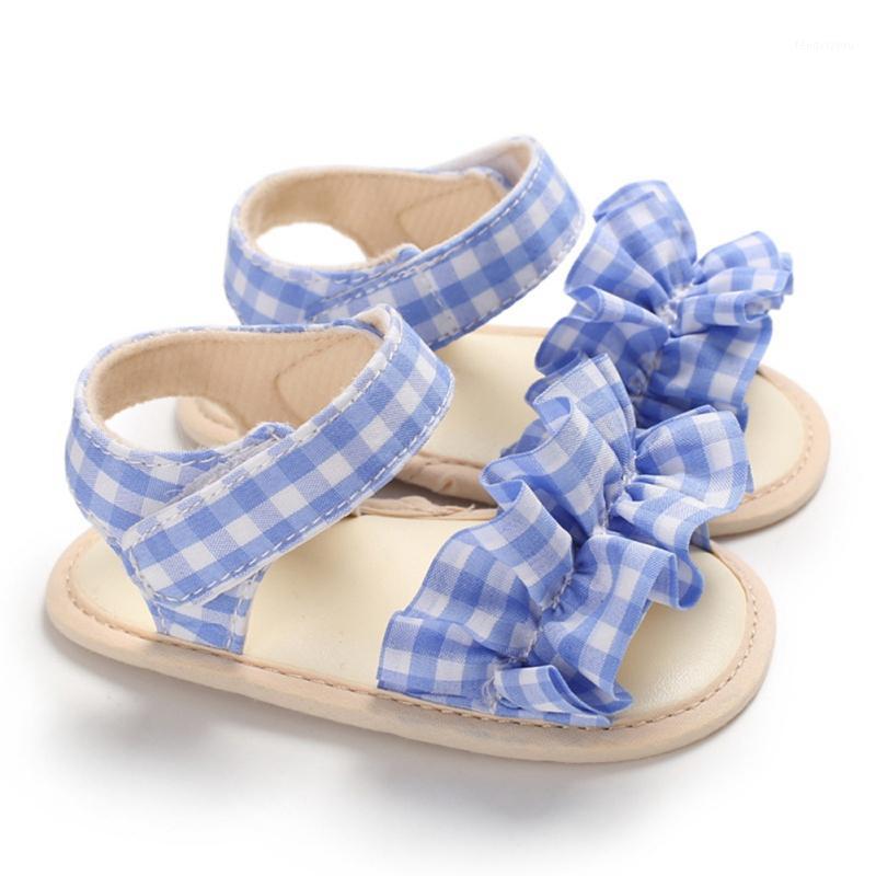 

Children Summer Clogs Infant Newborn Baby Girl Princess Floral Sandals Sneakers Toddler Soft Crib Walkers Shoes -18M A0051