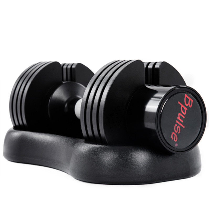 

12.5KGS Adjustable DUMBBELL HOME GYM WORKOUT EQUIPMENT USA STOCK, Black